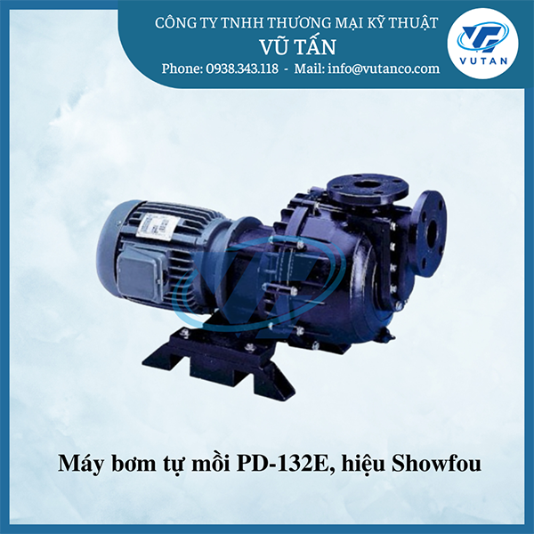 Máy bơm tự mồi PF-132E Showfou - Xi Mạ Vũ Tấn - Công Ty TNHH Thương Mại Kỹ Thuật Vũ Tấn